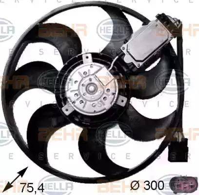 BEHR HELLA Service 8EW 351 043-241 - Ventilateur, refroidissement du moteur cwaw.fr