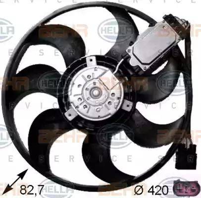 BEHR HELLA Service 8EW 351 043-231 - Ventilateur, refroidissement du moteur cwaw.fr