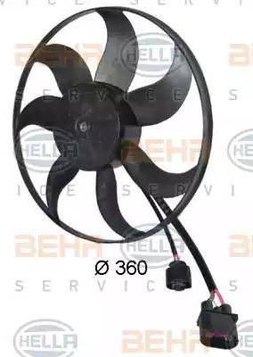 BEHR HELLA Service 8EW 351 039-171 - Ventilateur, refroidissement du moteur cwaw.fr