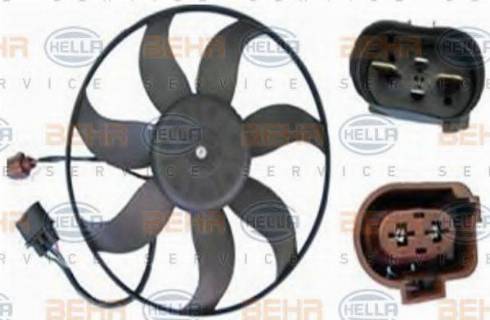 BEHR HELLA Service 8EW 351 039-791 - Ventilateur, refroidissement du moteur cwaw.fr