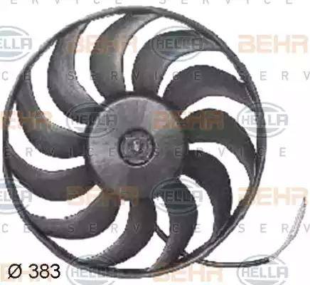 BEHR HELLA Service 8EW 351 034-781 - Ventilateur, refroidissement du moteur cwaw.fr