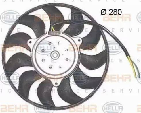 BEHR HELLA Service 8EW 351 150-034 - Ventilateur, refroidissement du moteur cwaw.fr