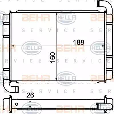 BEHR HELLA Service 8FH 351 000-571 - Système de chauffage cwaw.fr