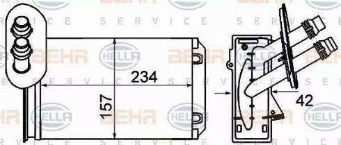 BEHR HELLA Service 8FH 351 001-621 - Système de chauffage cwaw.fr