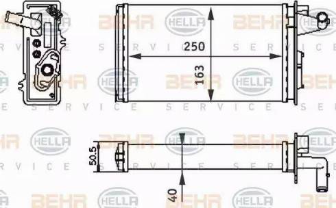 BEHR HELLA Service 8FH 351 313-041 - Système de chauffage cwaw.fr