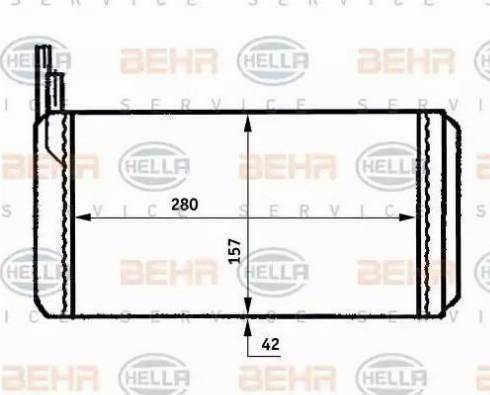 BEHR HELLA Service 8FH 351 313-361 - Système de chauffage cwaw.fr