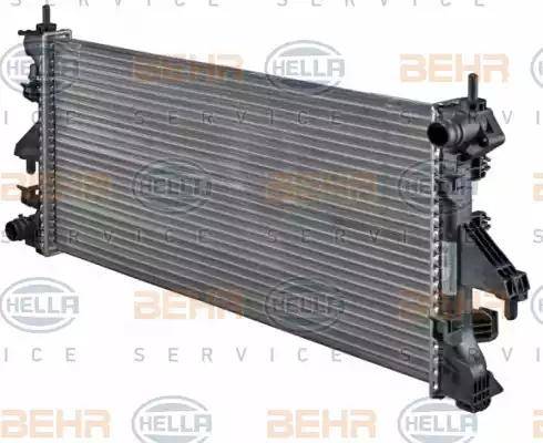 BEHR HELLA Service 8MK 376 745-021 - Radiateur, refroidissement du moteur cwaw.fr