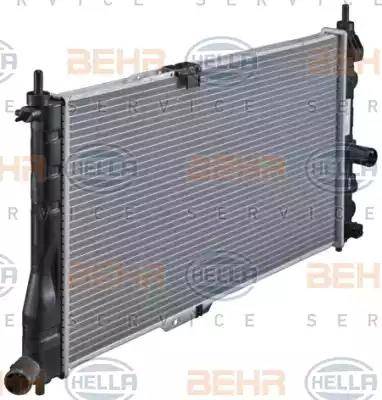 BEHR HELLA Service 8MK 376 762-541 - Radiateur, refroidissement du moteur cwaw.fr