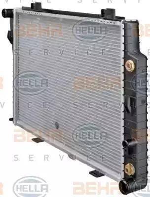 BEHR HELLA Service 8MK 376 712-021 - Radiateur, refroidissement du moteur cwaw.fr