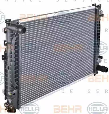 BEHR HELLA Service 8MK 376 720-601 - Radiateur, refroidissement du moteur cwaw.fr