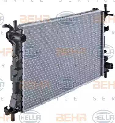 BEHR HELLA Service 8MK 376 720-301 - Radiateur, refroidissement du moteur cwaw.fr