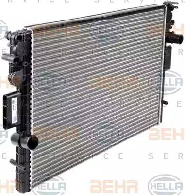 BEHR HELLA Service 8MK 376 774-421 - Radiateur, refroidissement du moteur cwaw.fr