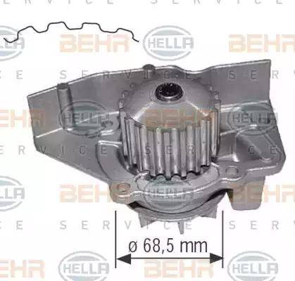 BEHR HELLA Service 8MP 376 801-614 - Pompe à eau cwaw.fr