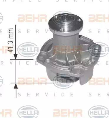 BEHR HELLA Service 8MP 376 803-514 - Pompe à eau cwaw.fr