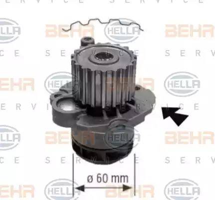 BEHR HELLA Service 8MP 376 810-094 - Pompe à eau cwaw.fr