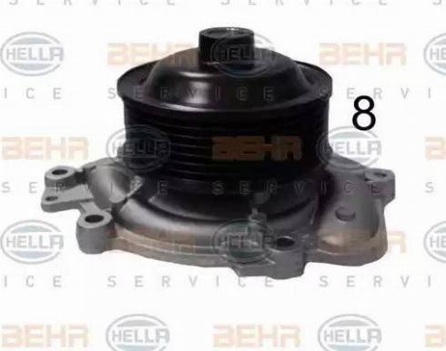 BEHR HELLA Service 8MP 376 810-304 - Pompe à eau cwaw.fr