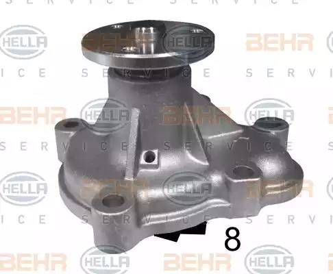 BEHR HELLA Service 8MP 376 810-284 - Pompe à eau cwaw.fr