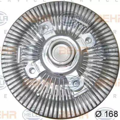 BEHR HELLA Service 8MV 376 757-641 - Embrayage, ventilateur de radiateur cwaw.fr