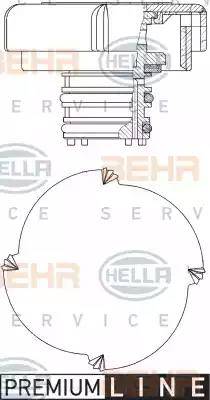 BEHR HELLA Service 8MY 376 743-451 - Bouchon, réservoir de liquide de refroidissement cwaw.fr