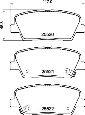 BENDIX Braking BPD2371 - Kit de plaquettes de frein, frein à disque cwaw.fr