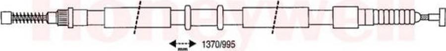 BENDIX 432650 B - Tirette à câble, frein de stationnement cwaw.fr