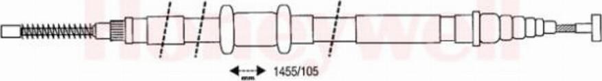 BENDIX 432628 B - Tirette à câble, frein de stationnement cwaw.fr