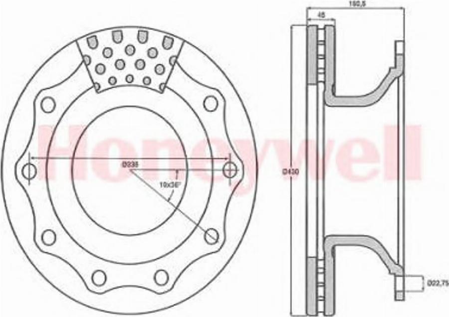 BENDIX 569000B - Disque de frein cwaw.fr