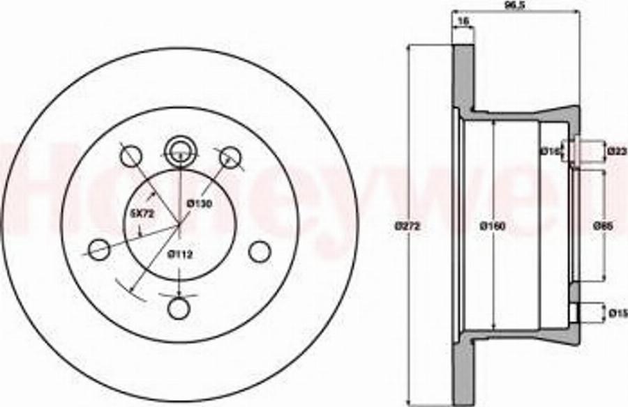 BENDIX 569121 B - Disque de frein cwaw.fr