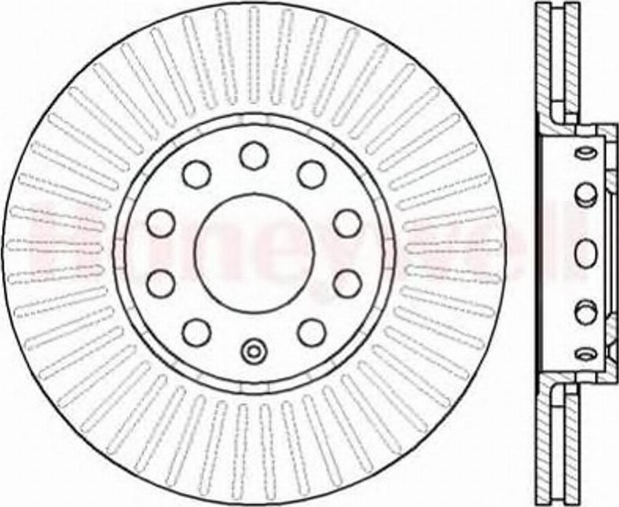 BENDIX 561548 B - Disque de frein cwaw.fr