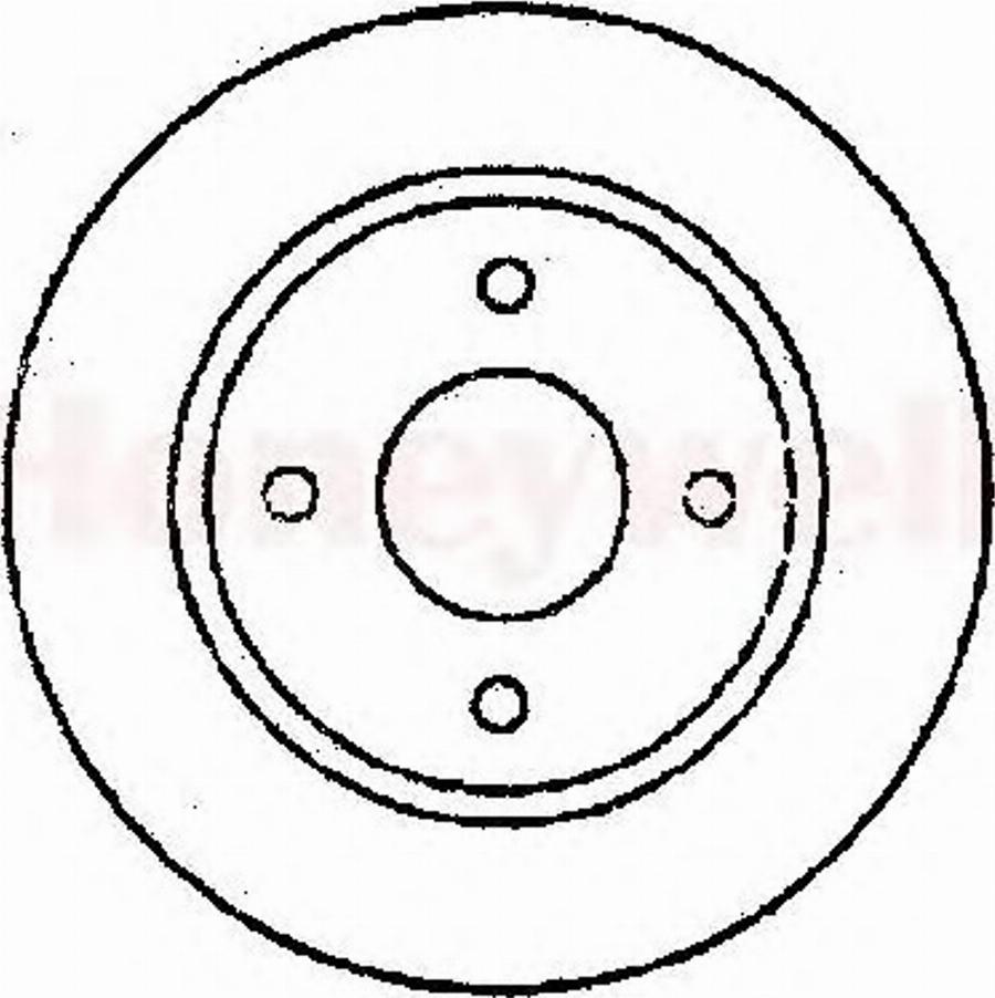 BENDIX 561663 B - Disque de frein cwaw.fr