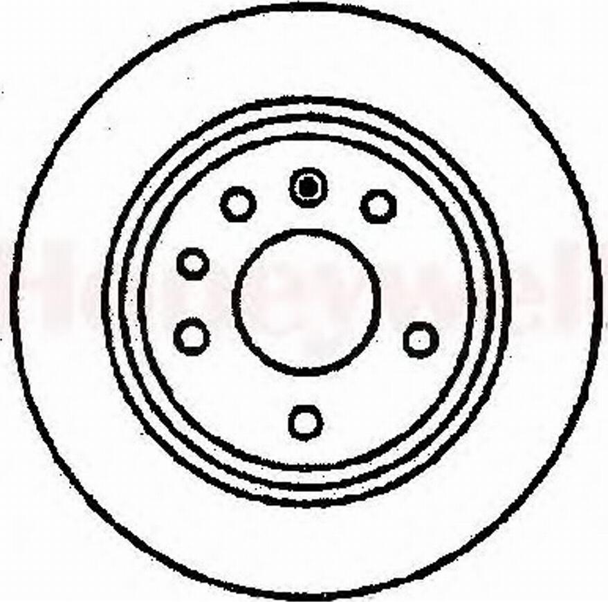 BENDIX 561289B - Disque de frein cwaw.fr