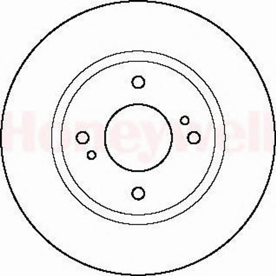 BENDIX 561725 B - Disque de frein cwaw.fr