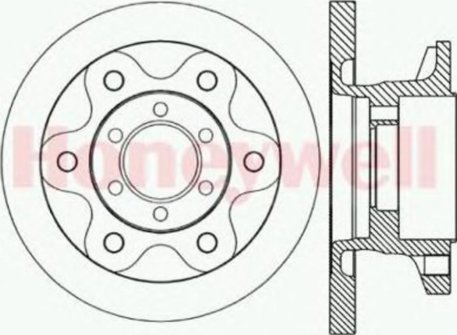 BENDIX 562493B - Disque de frein cwaw.fr