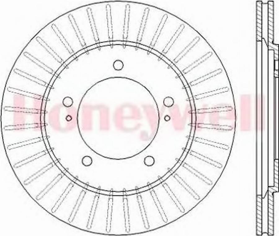 BENDIX 562445B - Disque de frein cwaw.fr