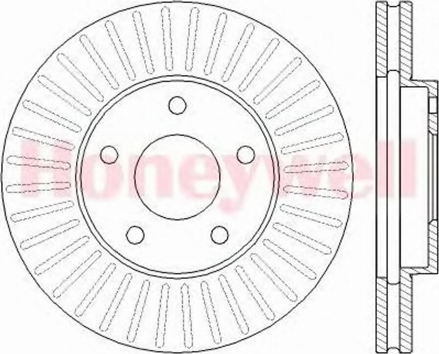 BENDIX 562441B - Disque de frein cwaw.fr