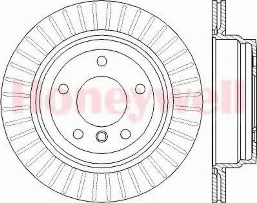 BENDIX 562442B - Disque de frein cwaw.fr