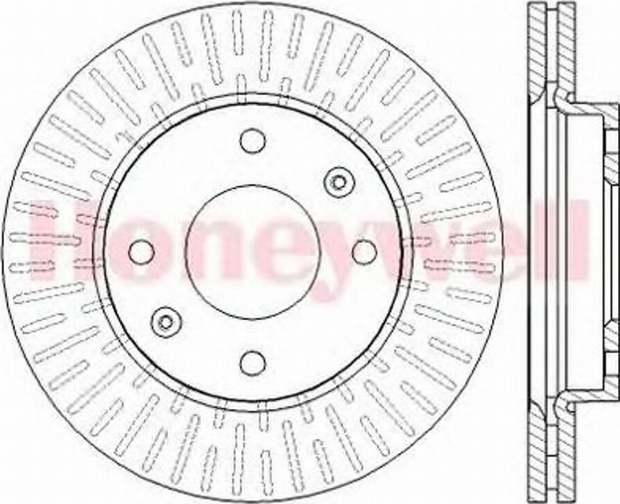 BENDIX 562459B - Disque de frein cwaw.fr