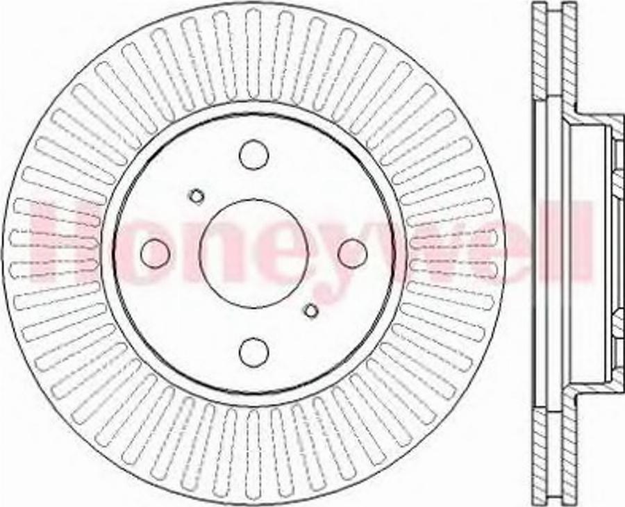 BENDIX 562455B - Disque de frein cwaw.fr