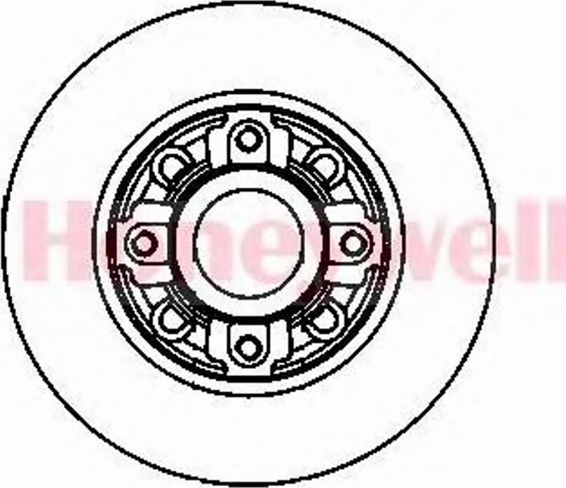 BENDIX 562450B - Disque de frein cwaw.fr