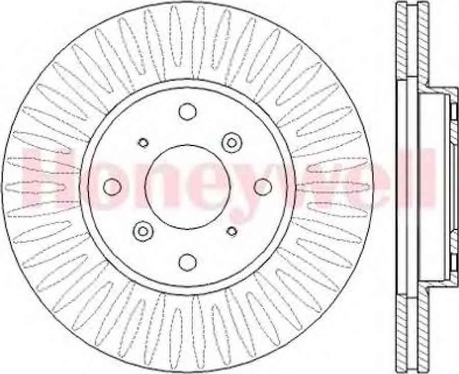 BENDIX 562458B - Disque de frein cwaw.fr