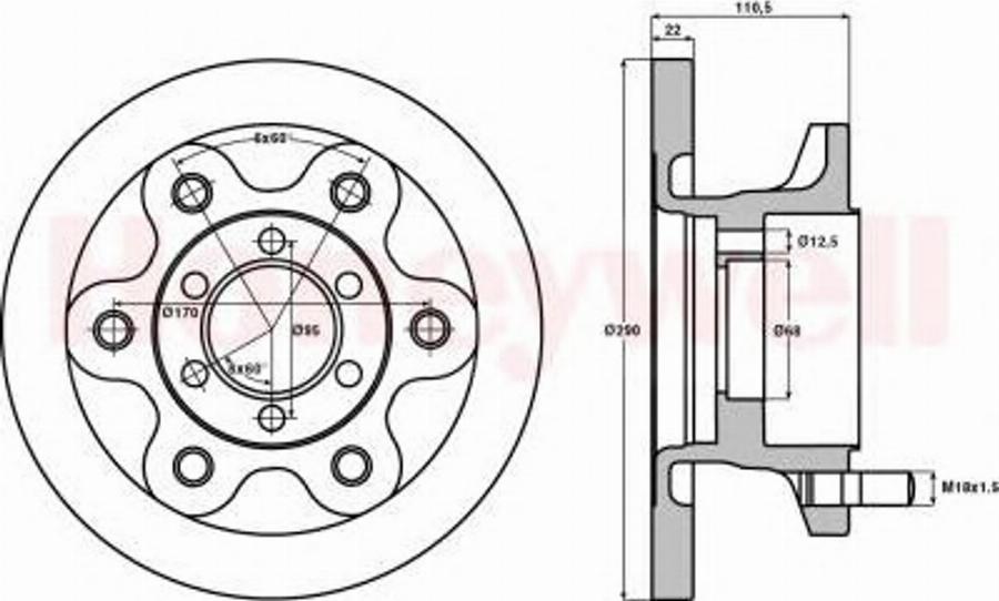 BENDIX 562467B - Disque de frein cwaw.fr