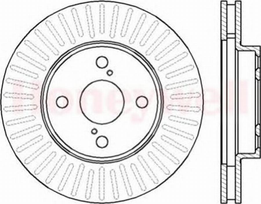 BENDIX 562414 B - Disque de frein cwaw.fr