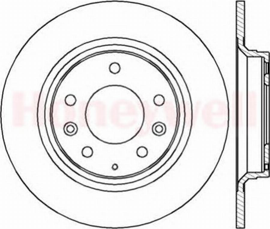 BENDIX 562416B - Disque de frein cwaw.fr