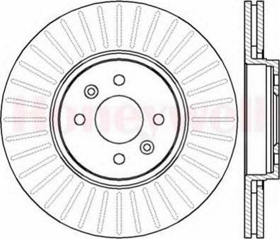 BENDIX 562410B - Disque de frein cwaw.fr