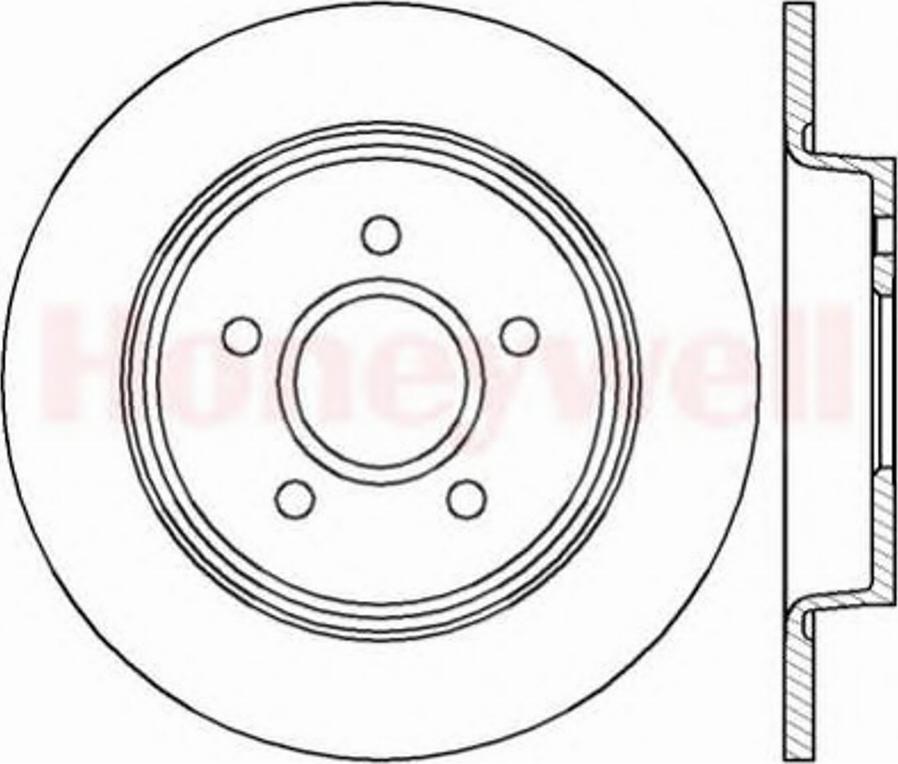 BENDIX 562411B - Disque de frein cwaw.fr