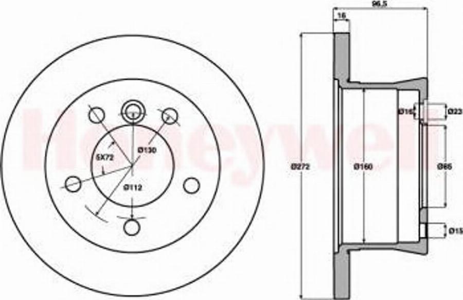 BENDIX 562482 B - Disque de frein cwaw.fr