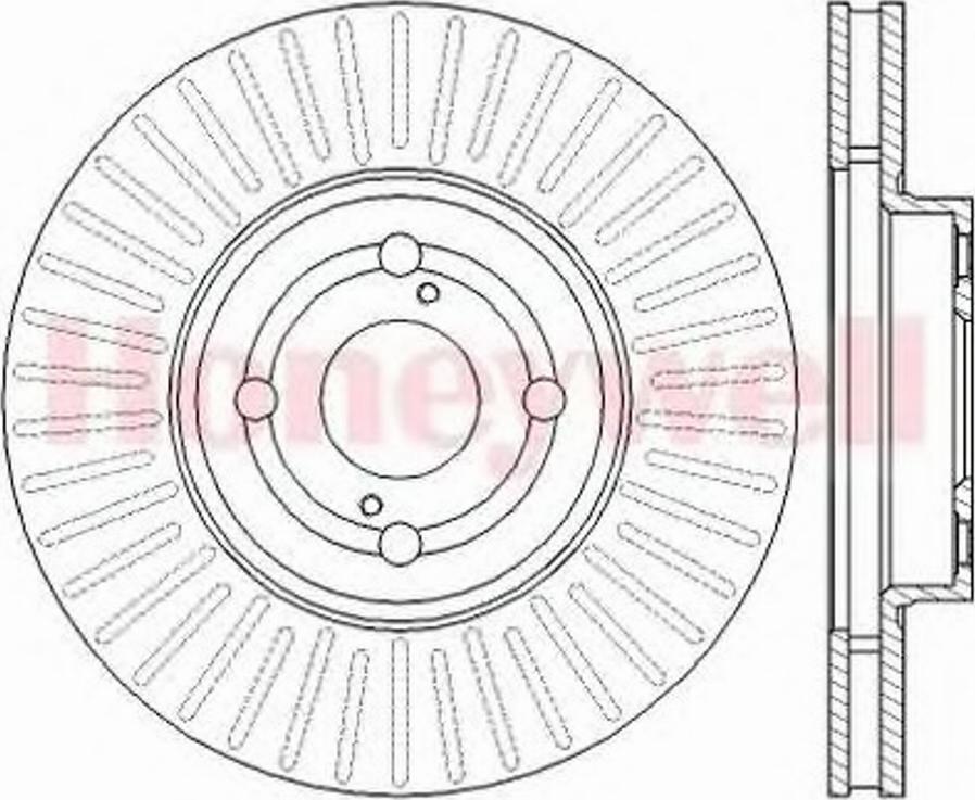 BENDIX 562435B - Disque de frein cwaw.fr