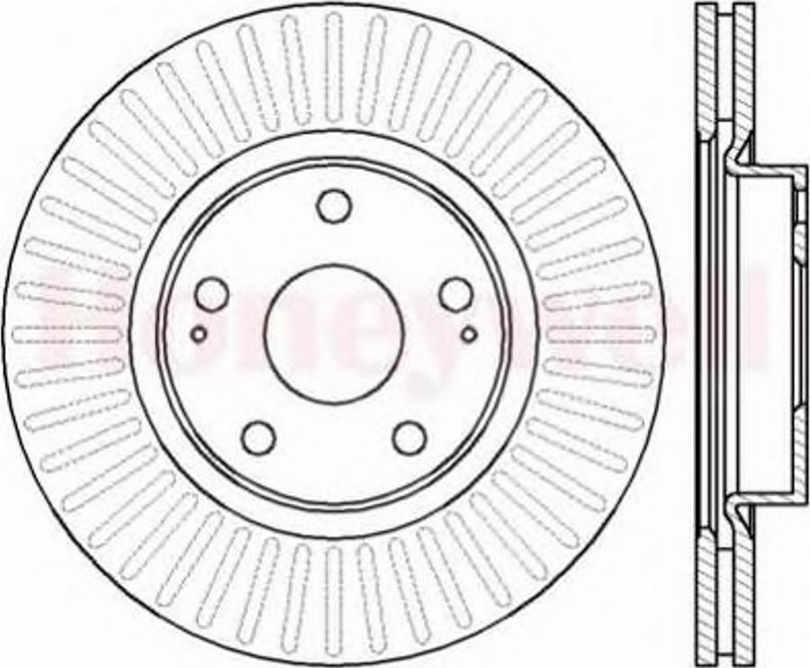 BENDIX 562430B - Disque de frein cwaw.fr