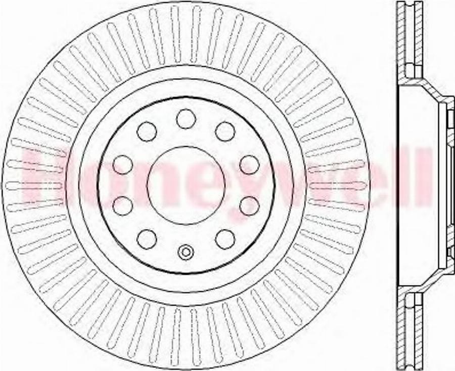 BENDIX 562432B - Disque de frein cwaw.fr