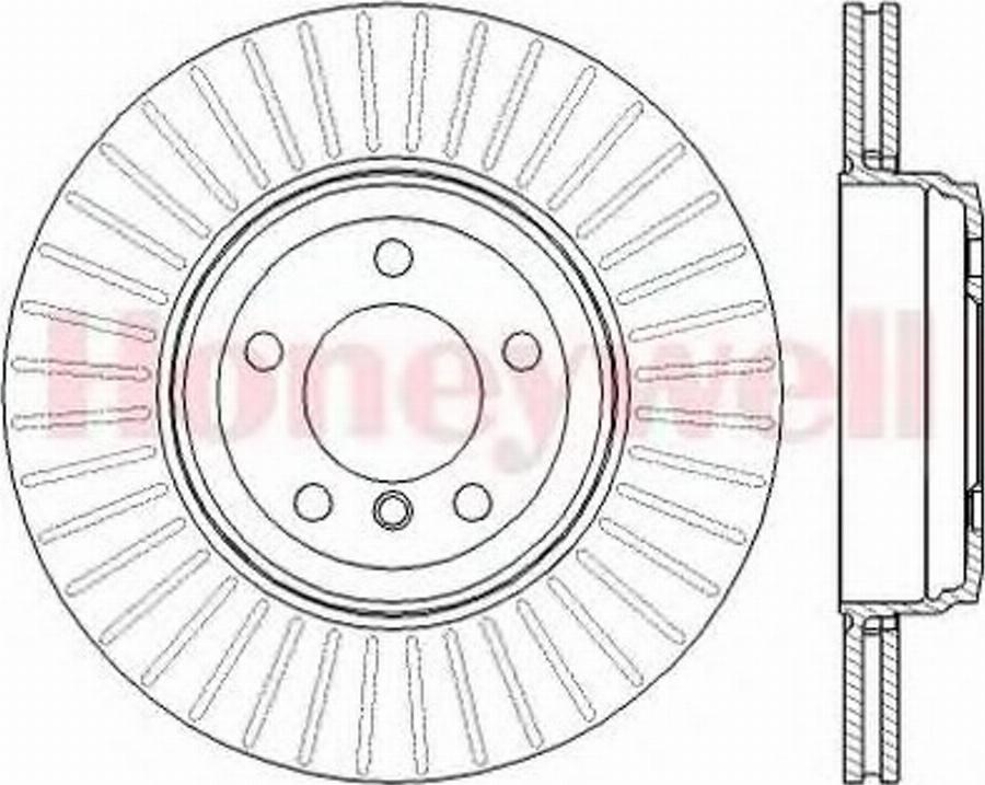 BENDIX 562437B - Disque de frein cwaw.fr